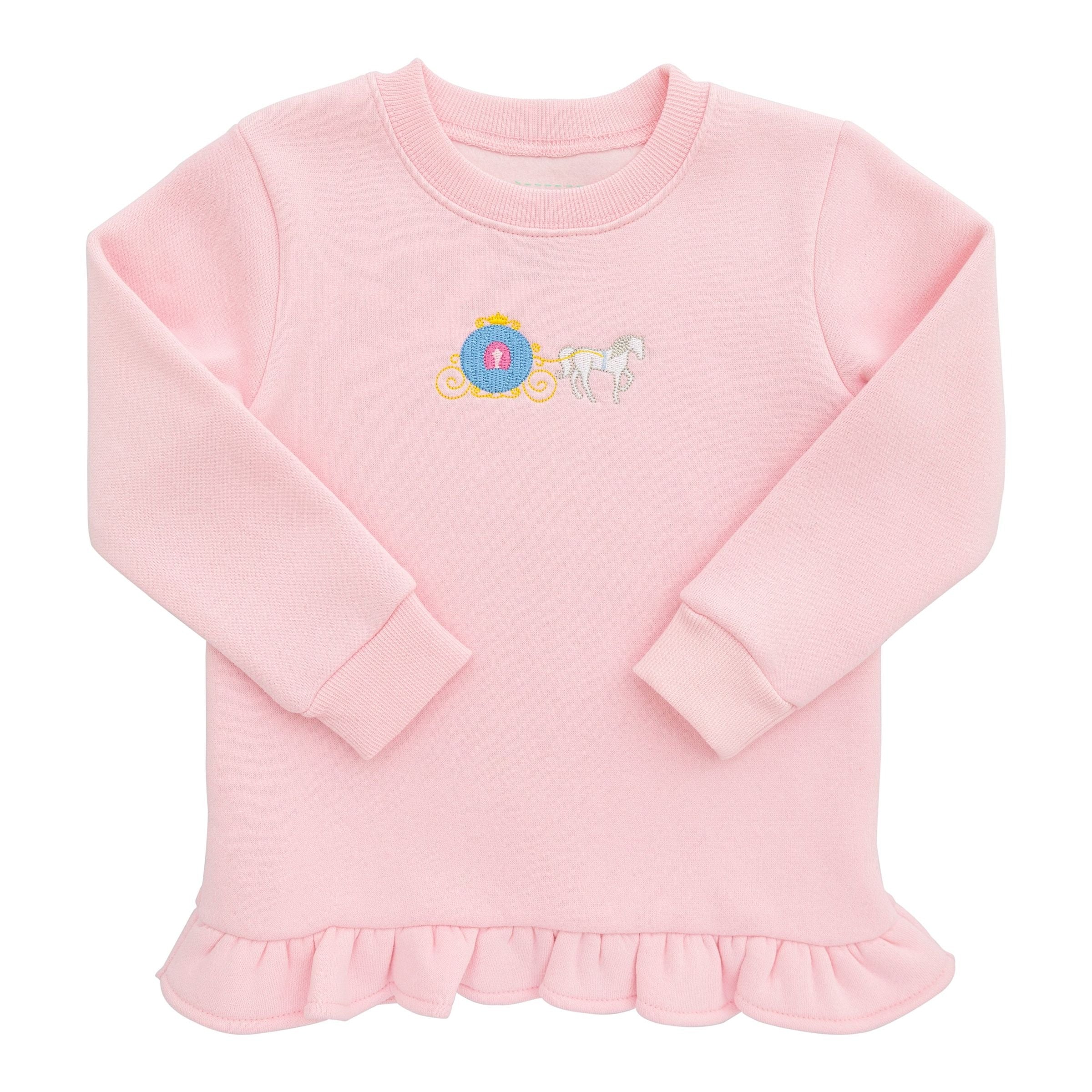 Itsy Bitsy Ruffle Pullover, Carriage