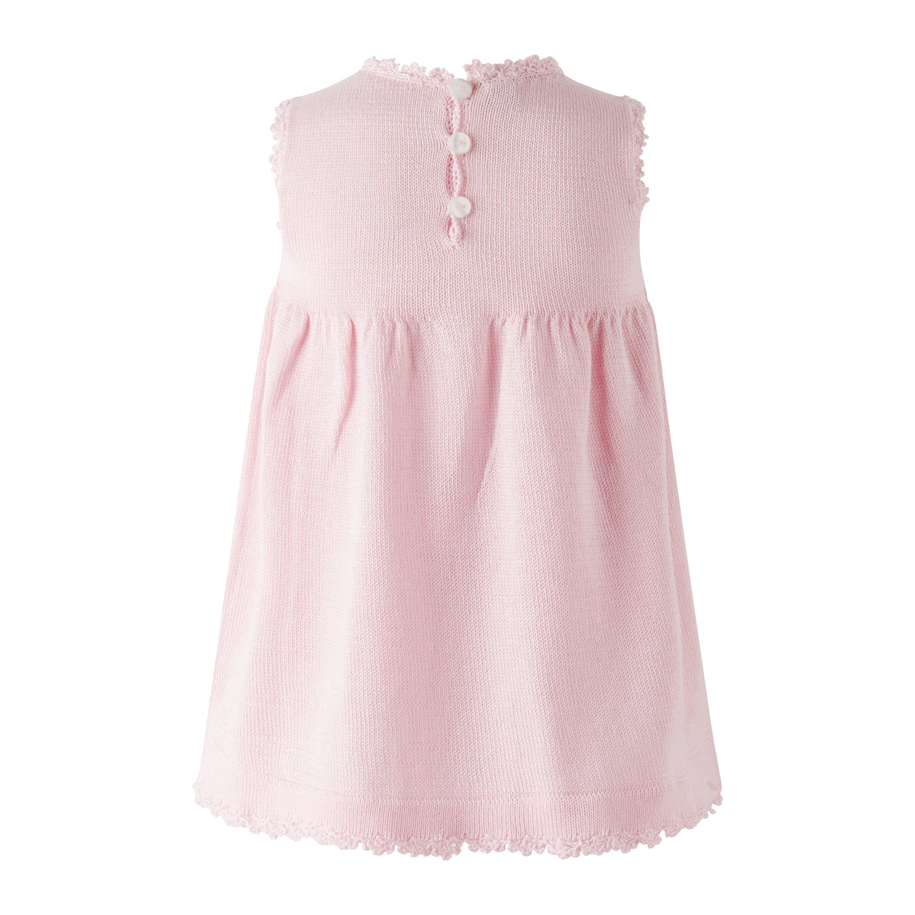 Rachel Riley Pima Rose Embroidered Dress and Bloomers