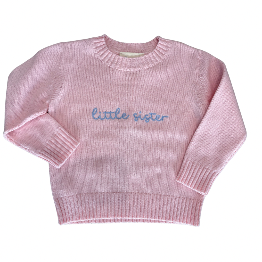 Ellsworth + Ivey Little Sister Crewneck Sweater