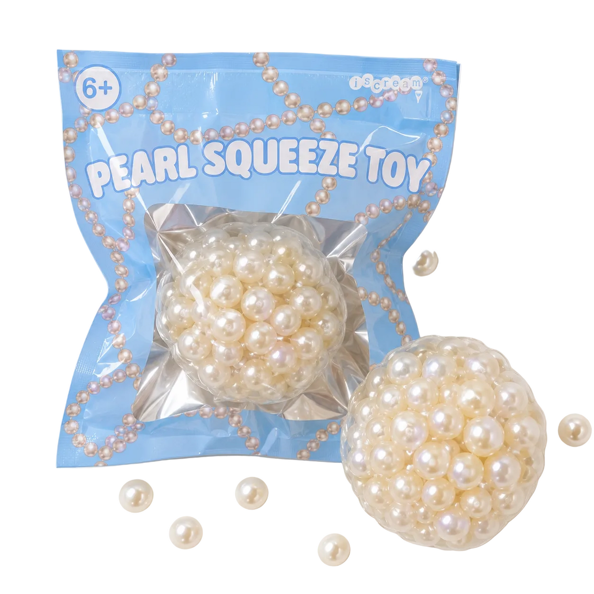 iscream Pearl Fidget Squeeze Toy