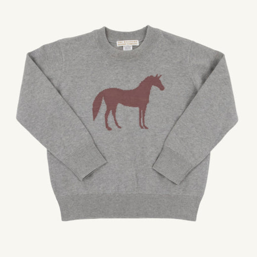 Beaufort Bonnet Isaac's Intarsia Sweater, Horse
