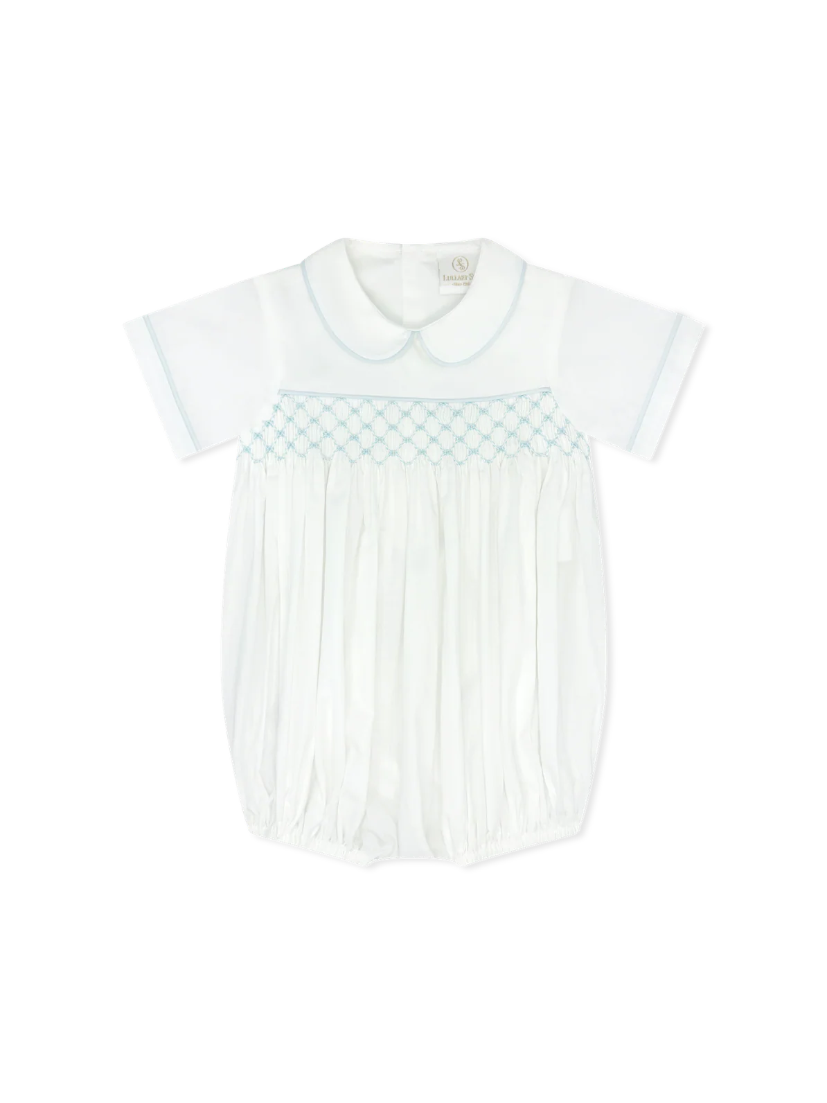 Lullaby Set Graham Bubble, Blessings White Bastiste with White Trim