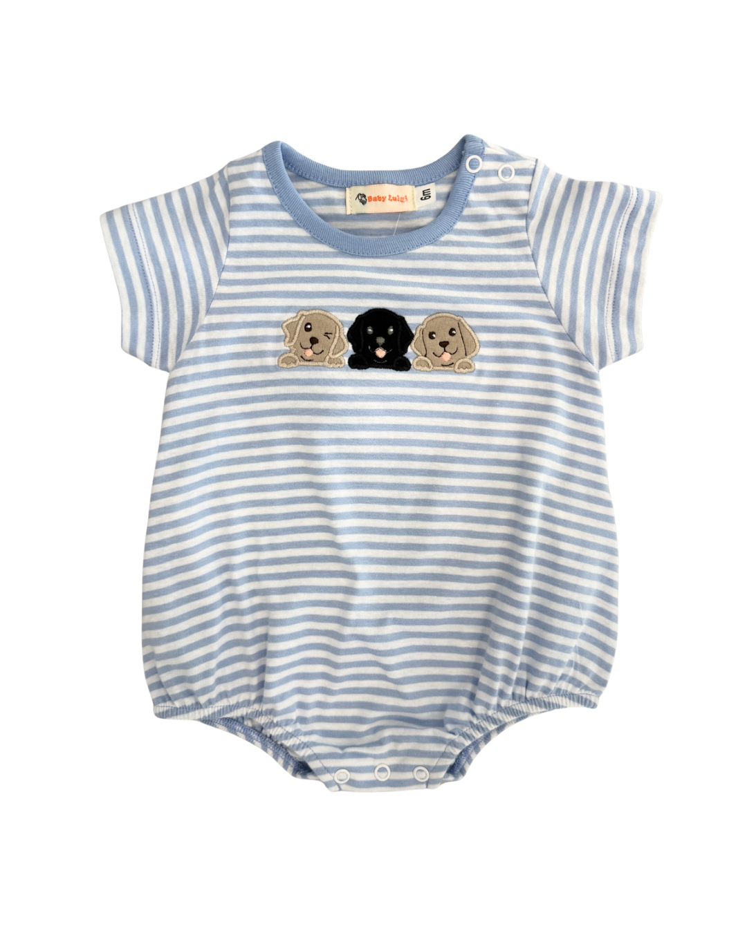 Luigi Bubble 3 lab puppies on LB Stripe