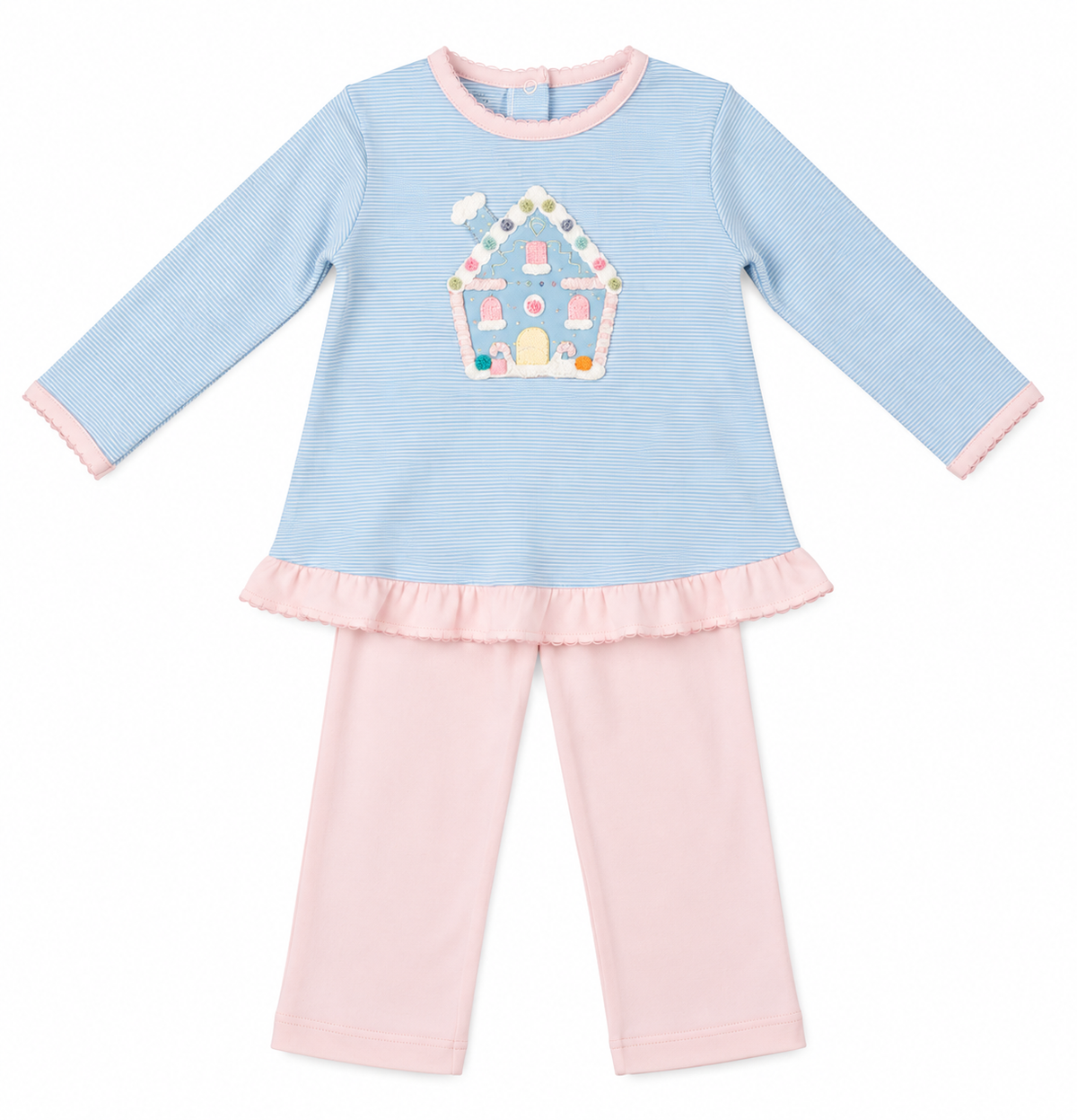 Squiggles Pastel Who House Ruffled Legging Set