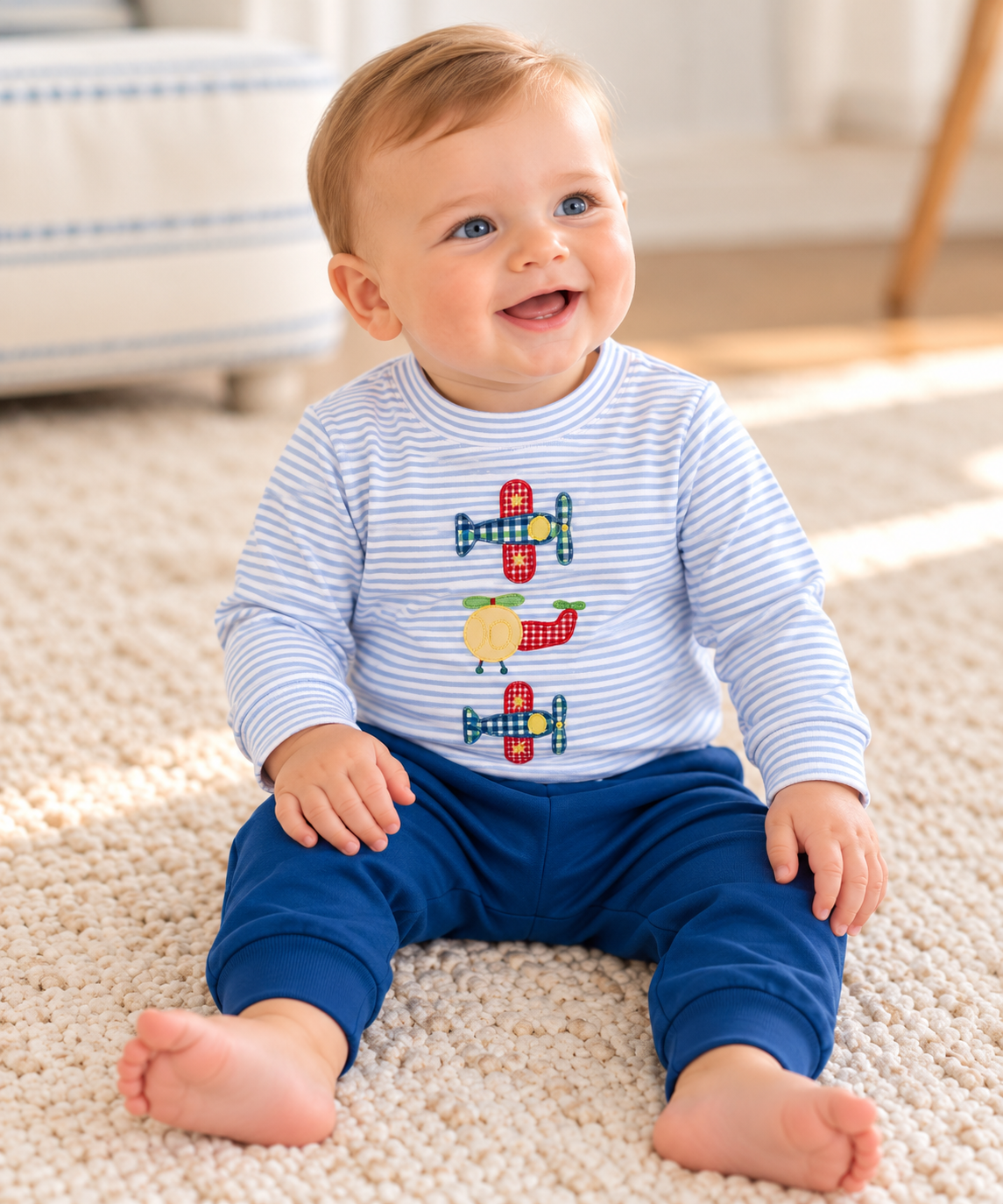 Squiggles Flight School Pant Set