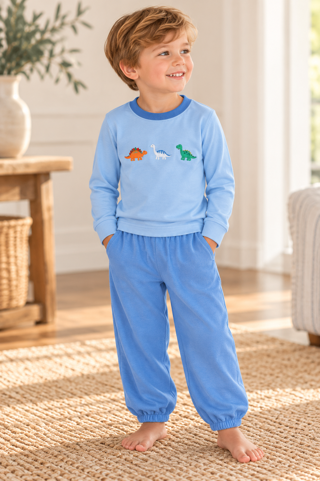 Luigi Tee, Baby Dinos on Sky Blue