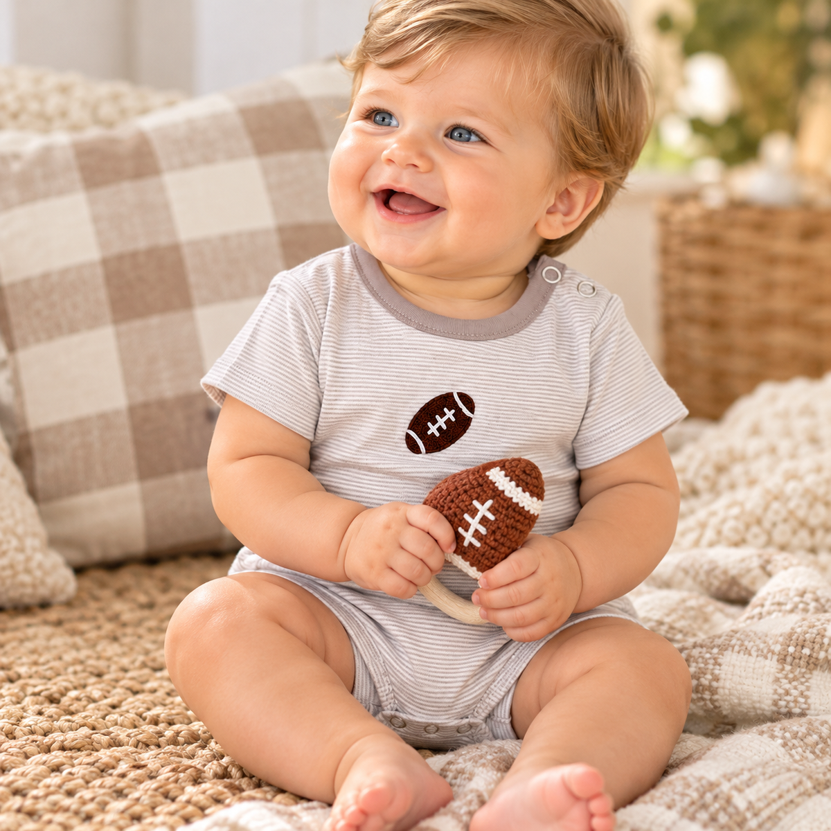 Luigi Onesie Bubble, Crochet Football