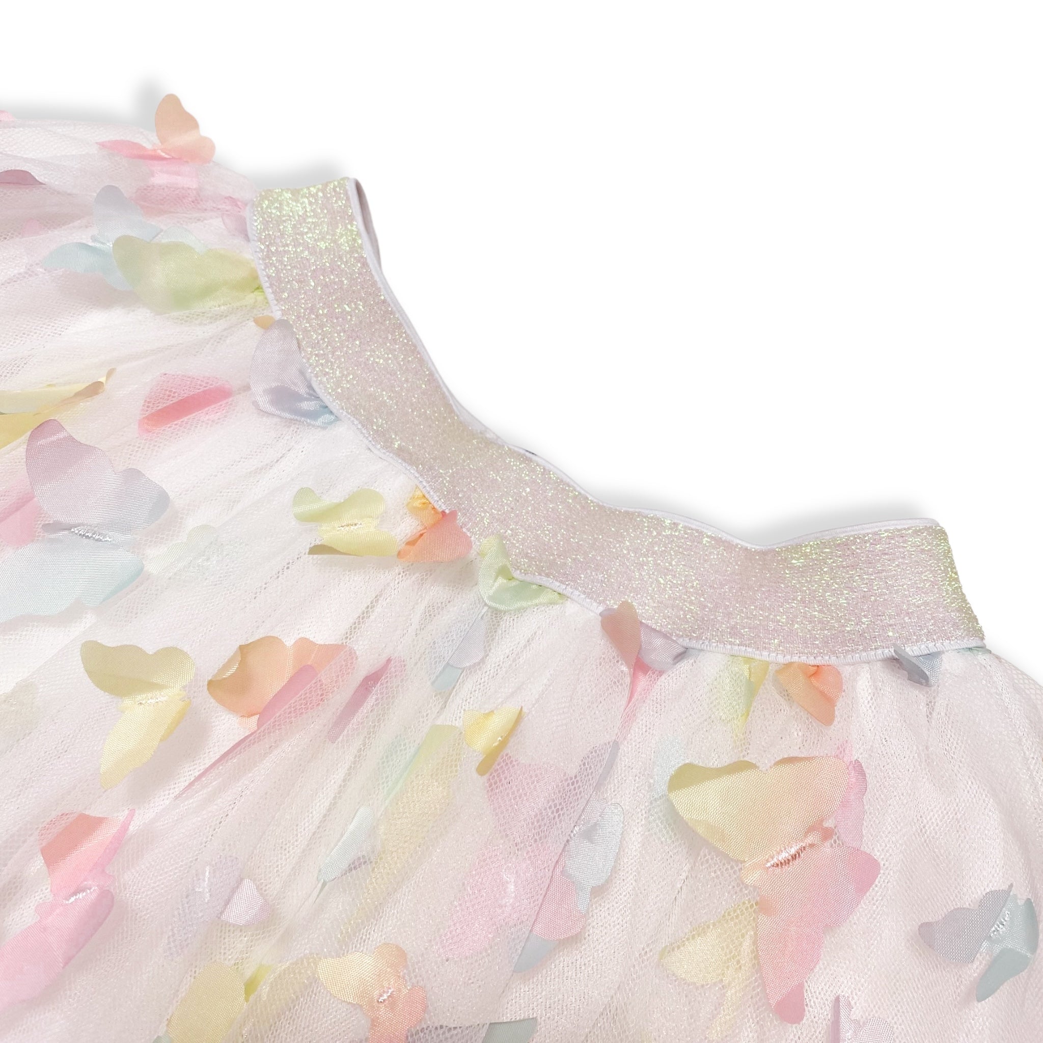 Doe A Dear Juliette Butterfly Embroidered Tee & Tutu
