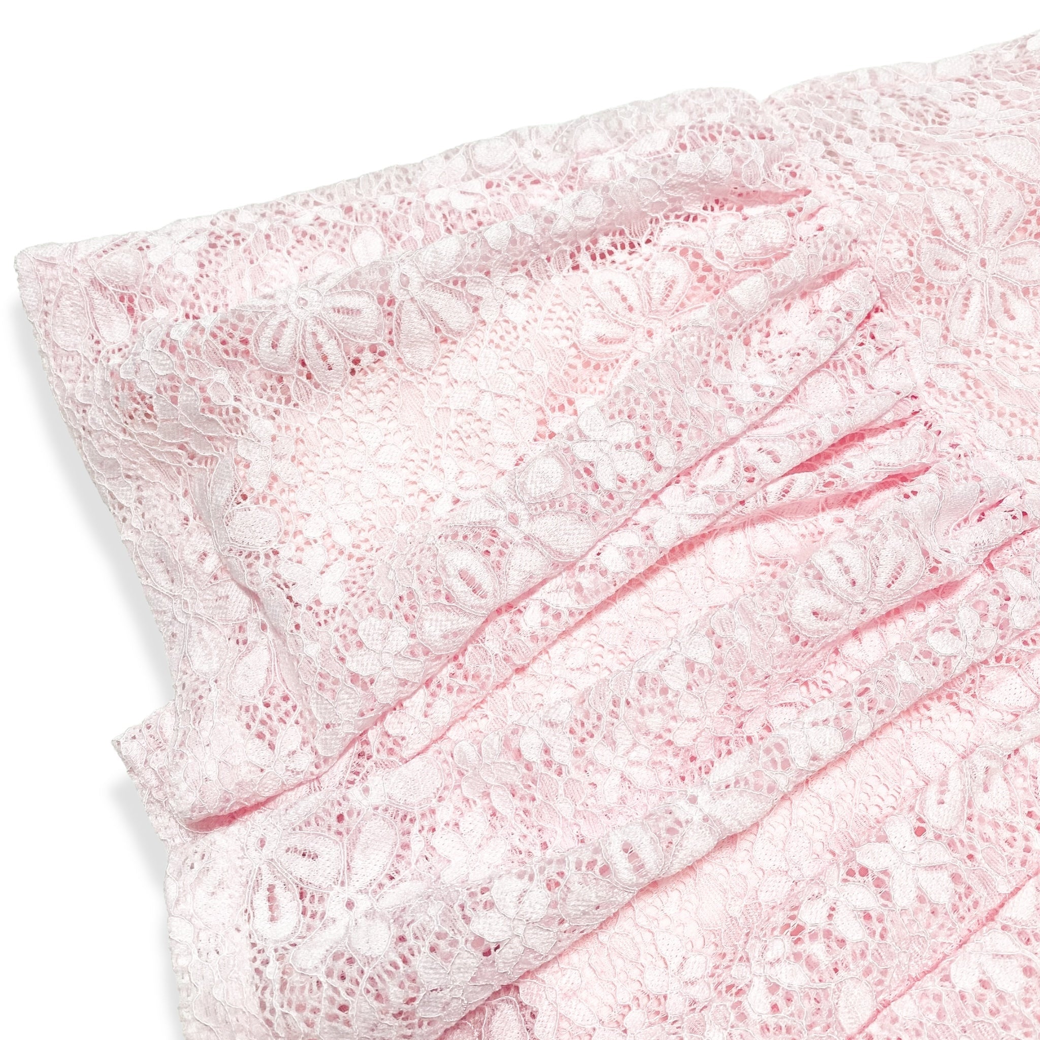 Doe A Dear Pink Dropwaist Lace Dress