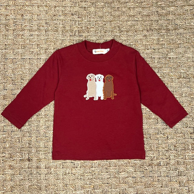 Luigi Tee, Three Labs on Burgundy