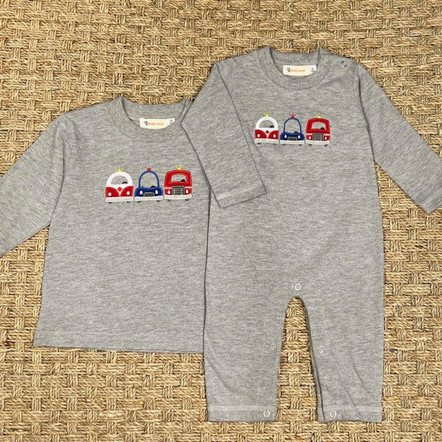 Luigi Tee, Emergency Vehicles on Melange Grey