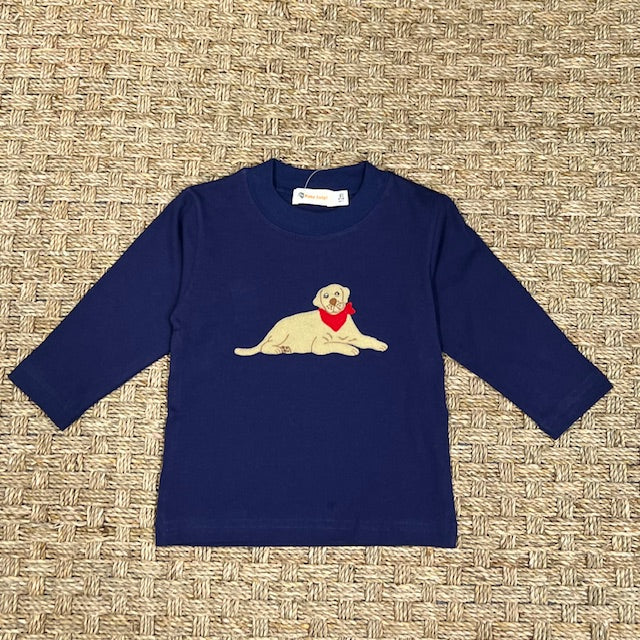 Luigi Tee, Lab with Bandana on Dark Royal