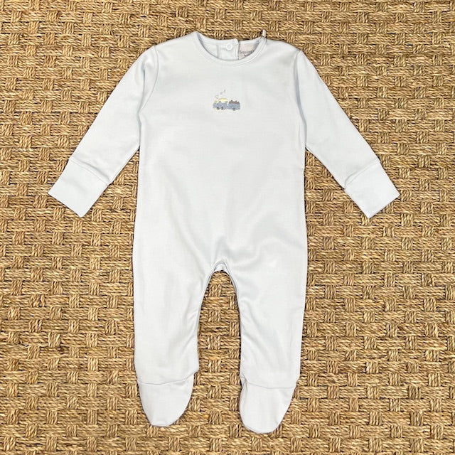 Squiggles Mini Train Engine with Coal Car Footed Coverall