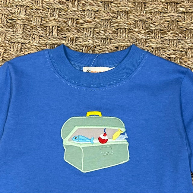 Luigi Tee, Tackle Box on Medium Blue