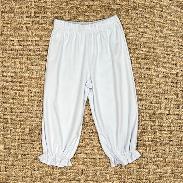 Luigi Bloomer Pants with Ruffle, Medium Baby Blue