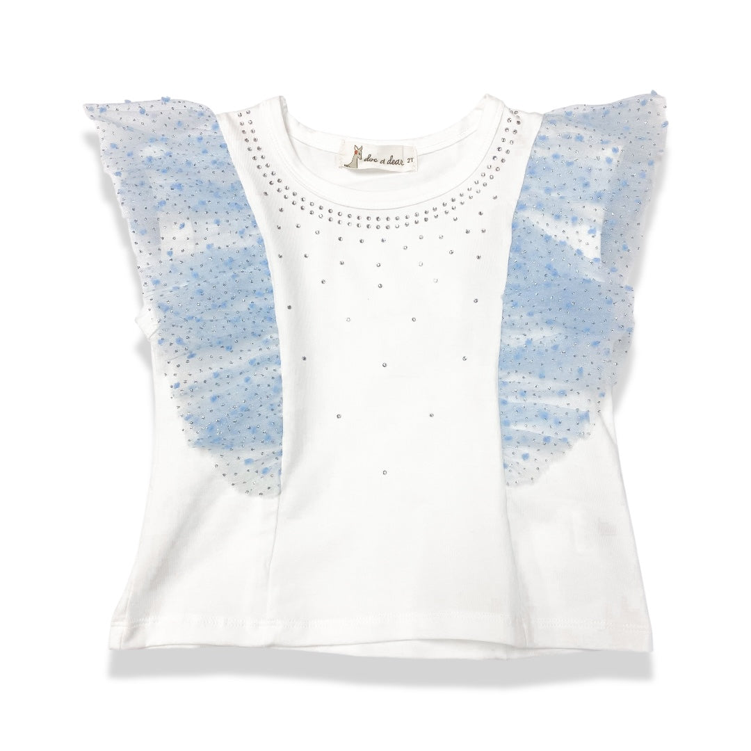 Doe A Dear Dot Mesh Tee & Tutu