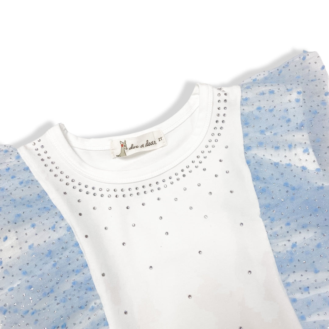 Doe A Dear Dot Mesh Tee & Tutu