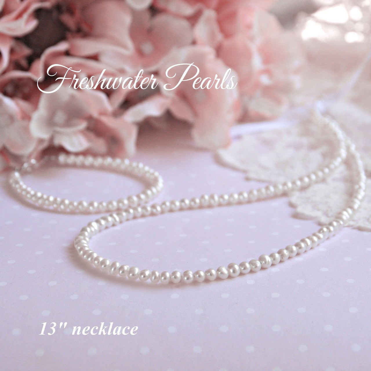 Collectables America 13" Freshwater Pearl Clasp Necklace