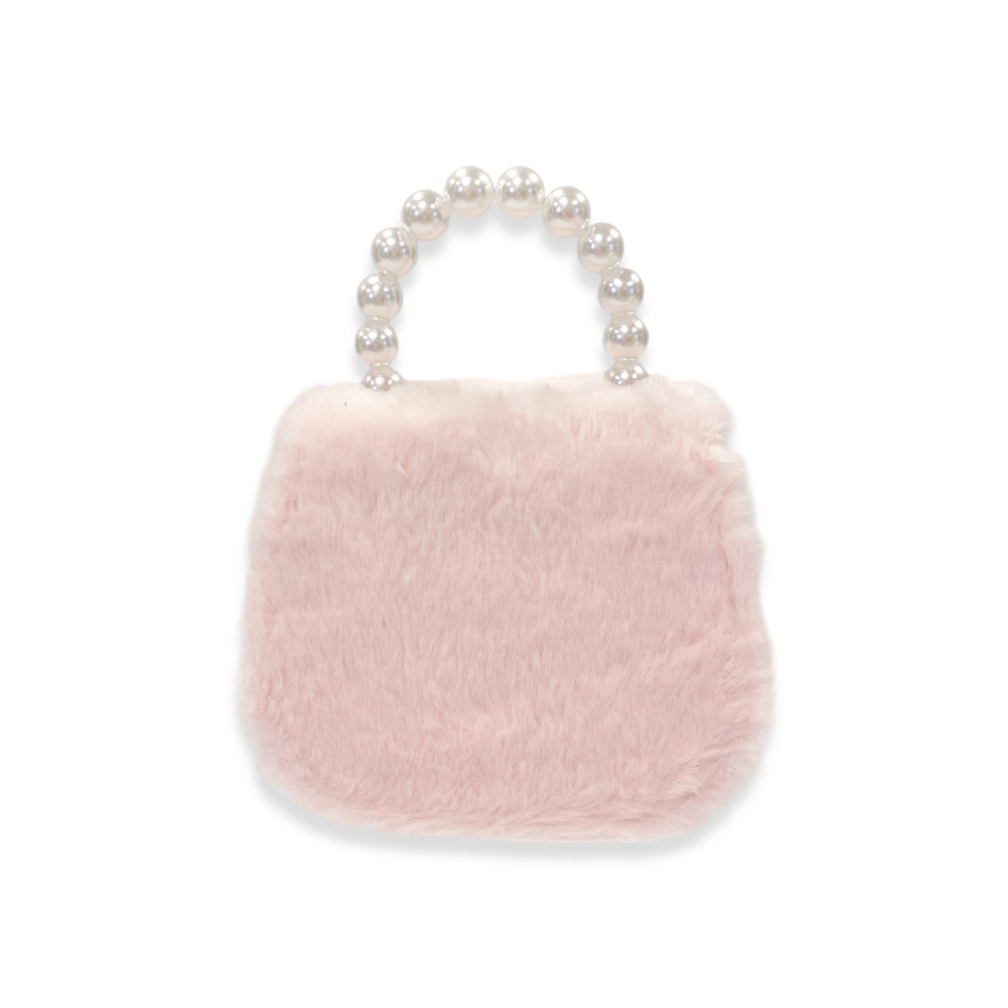 Doe A Dear Mesh Bow Furry Purse