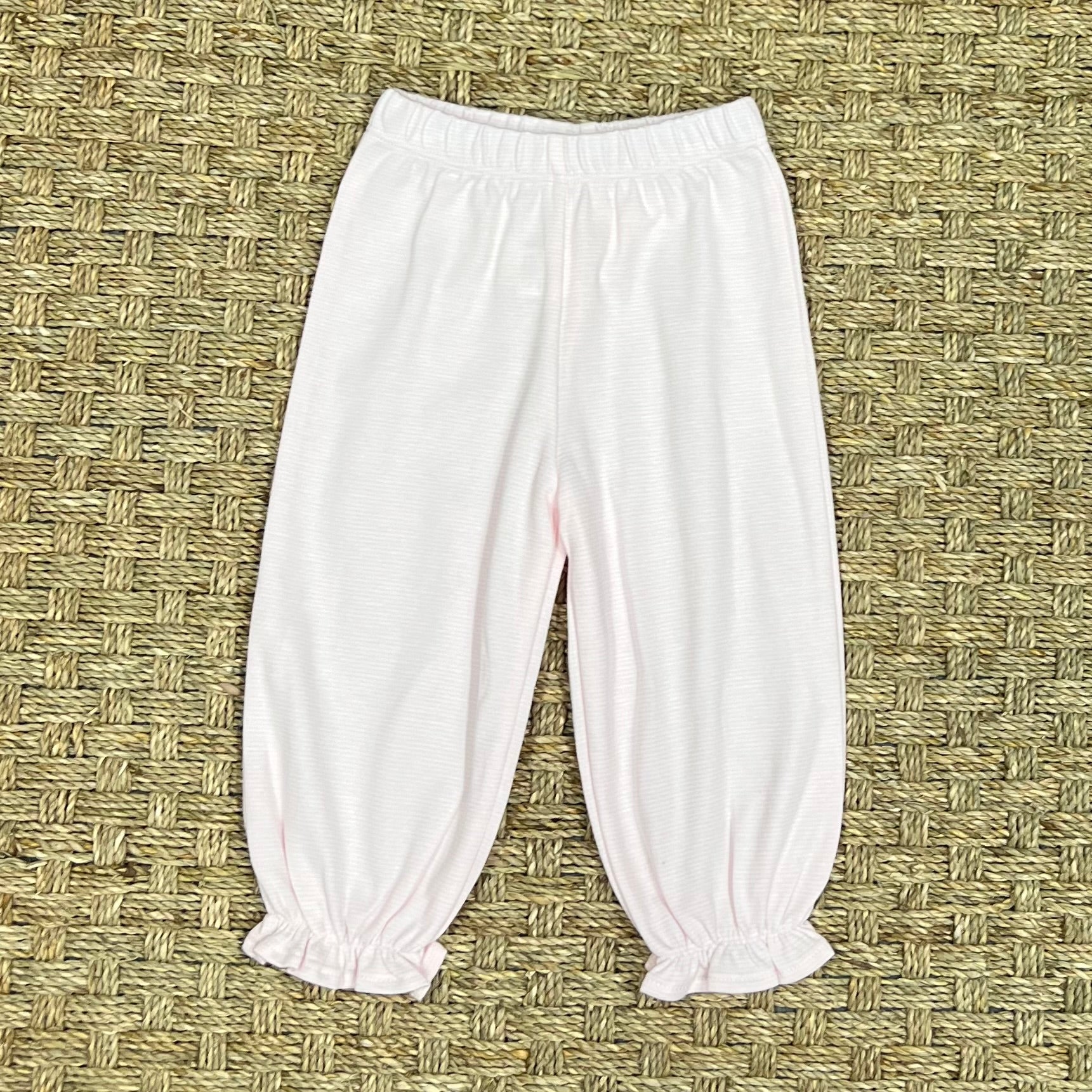 Luigi Bloomer Pants, Pink Stripe