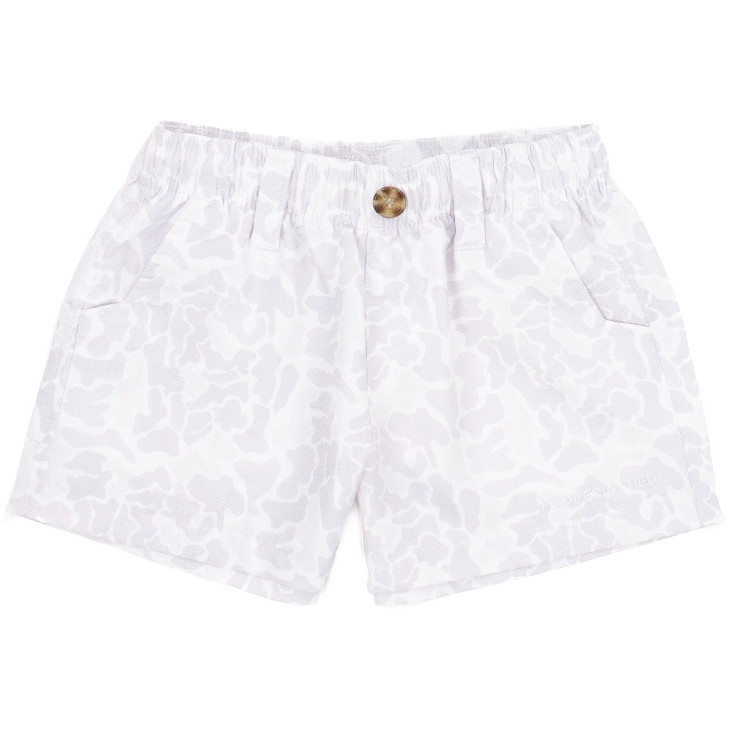 Properly Tied Mallard Short, Snow Camo