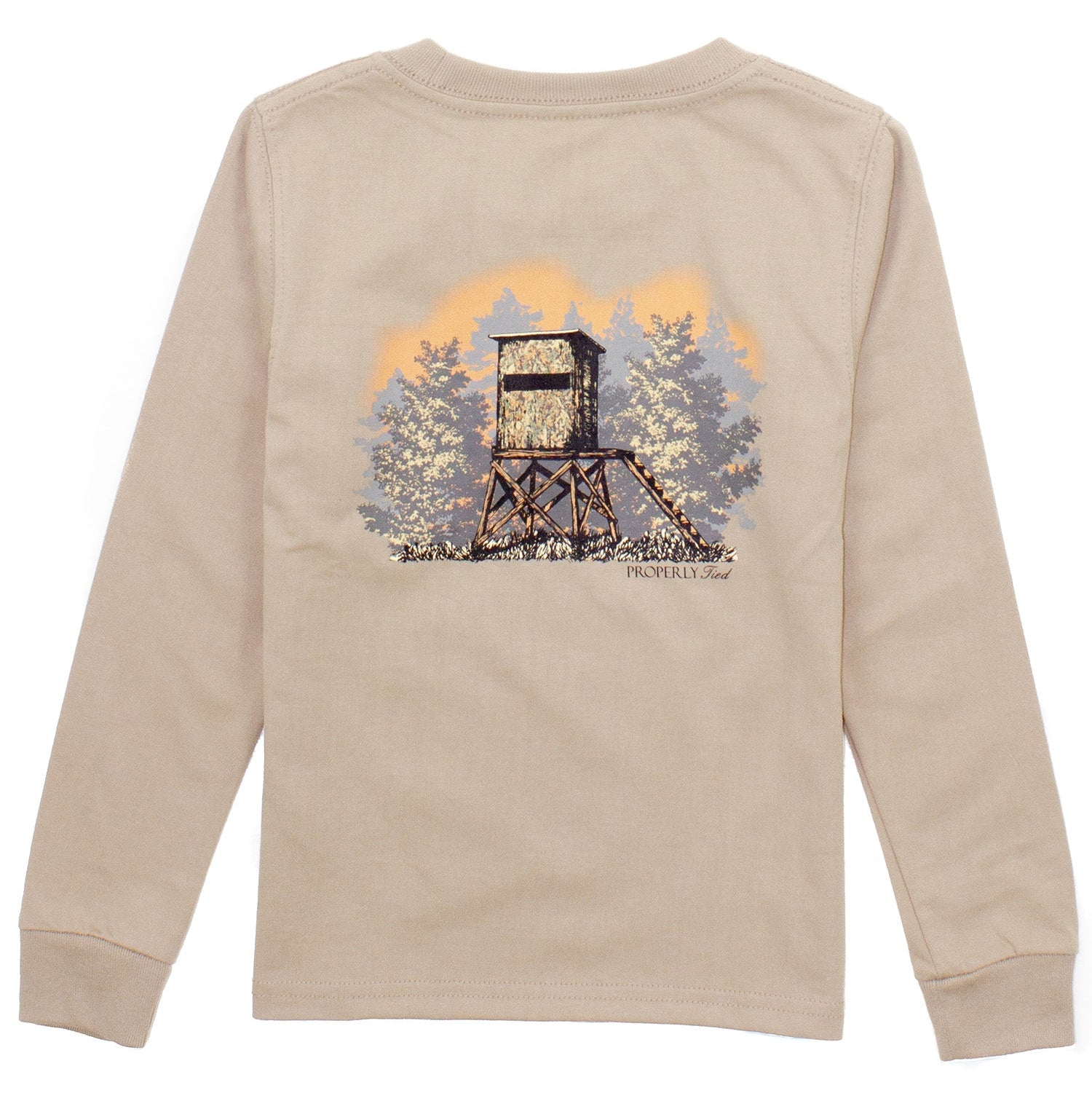 Properly Tied Tee, Deerstand on Sand