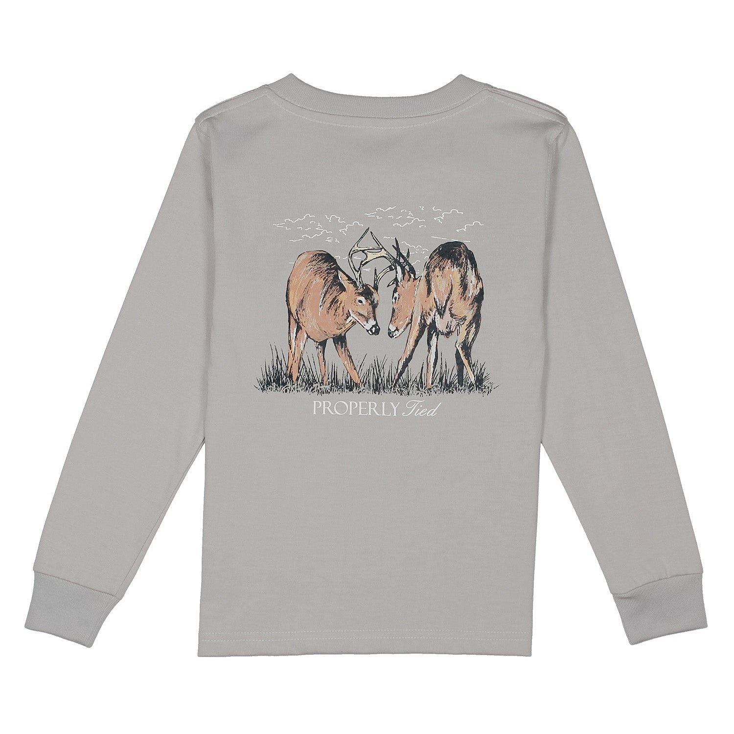 Properly Tied Tee, Trophy Season on Ice Grey