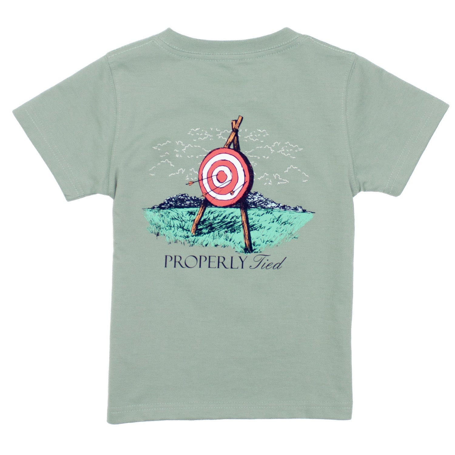 Properly Tied Archery Tee, Sage