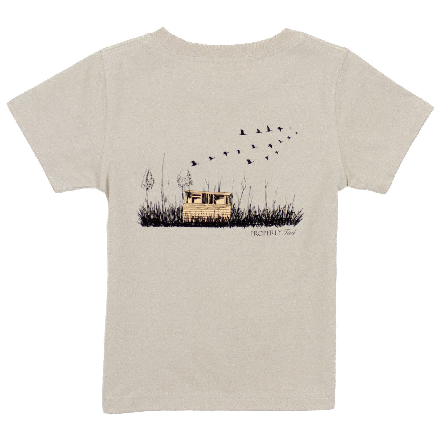 Properly Tied Duck Blind Tee, Linen