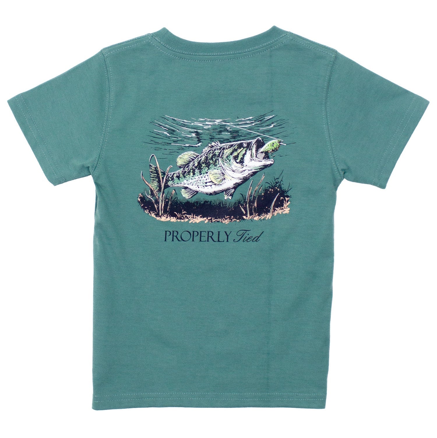 Properly Tied Tee, Set the Hook on Marine Green