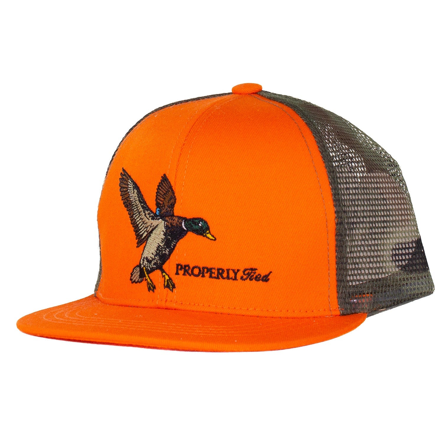 Properly Tied Trucker Hat, Mallard Flight