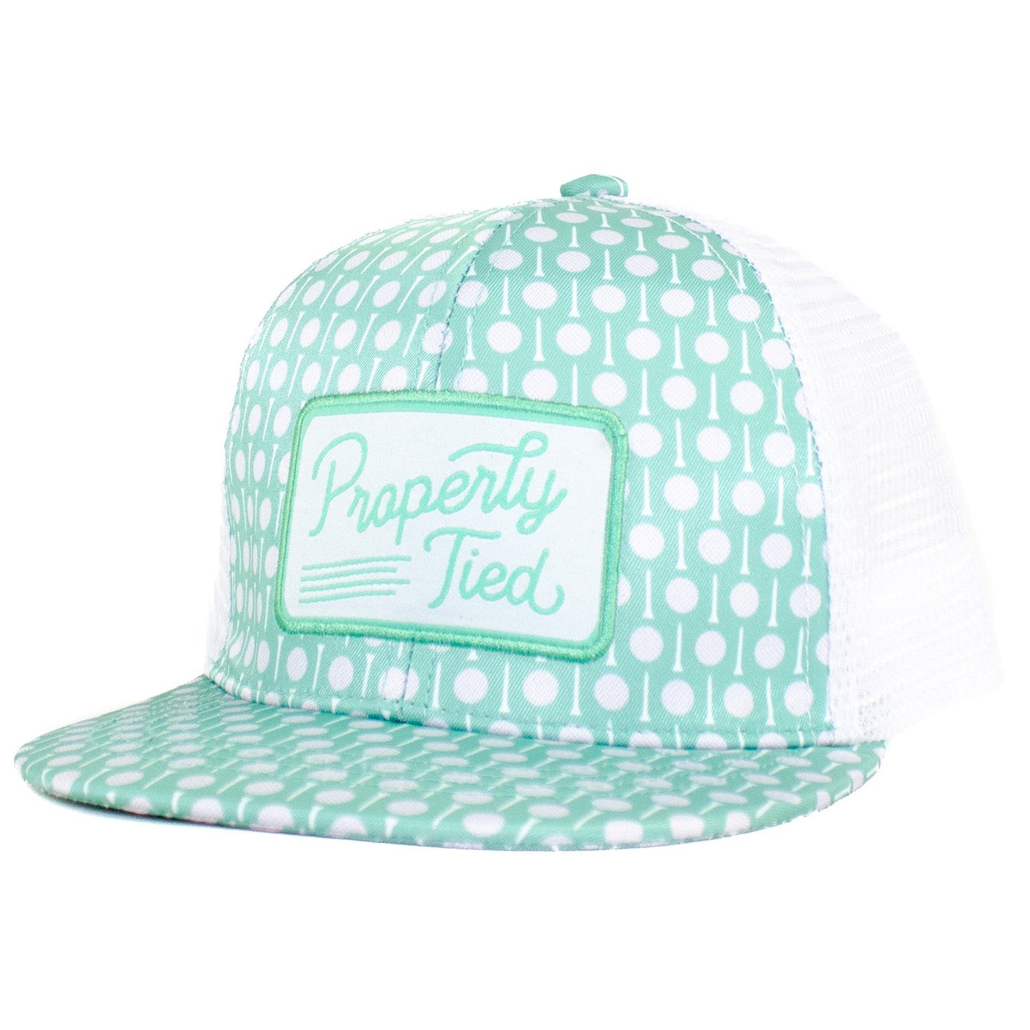 Properly Tied Sportsman Trucker Hat, Tee Time