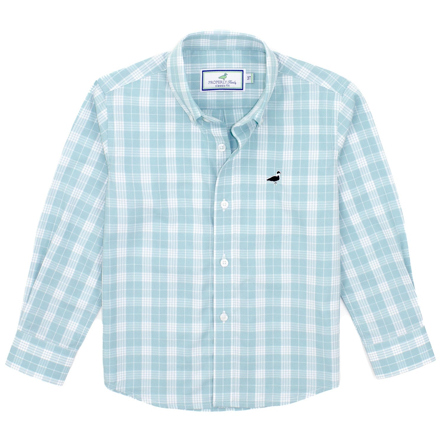 Properly Tied Boys Seasonal Sportshirt, Spanish Moss