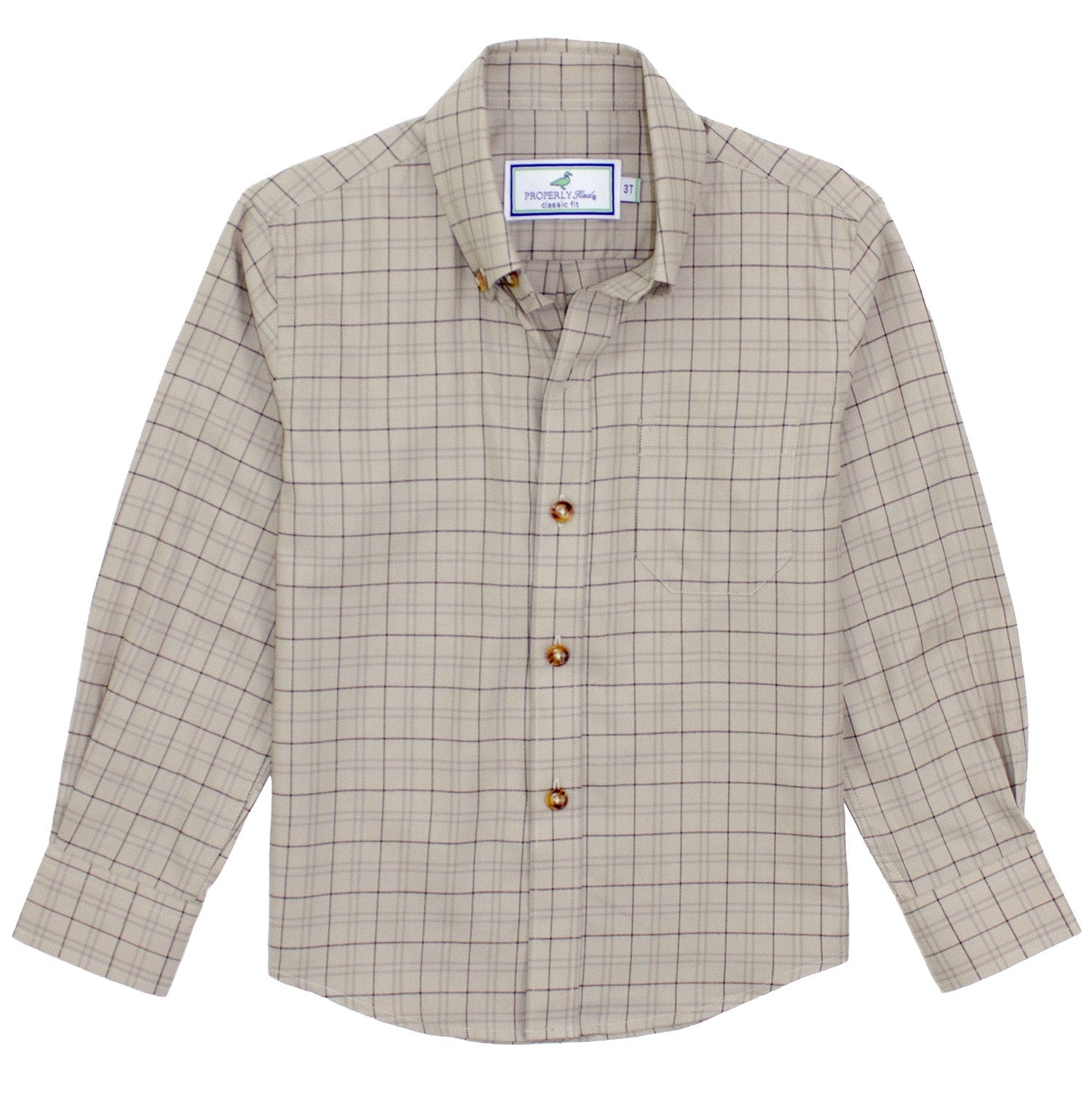 Properly Tied Woodland Sportshirt, Wheat Field