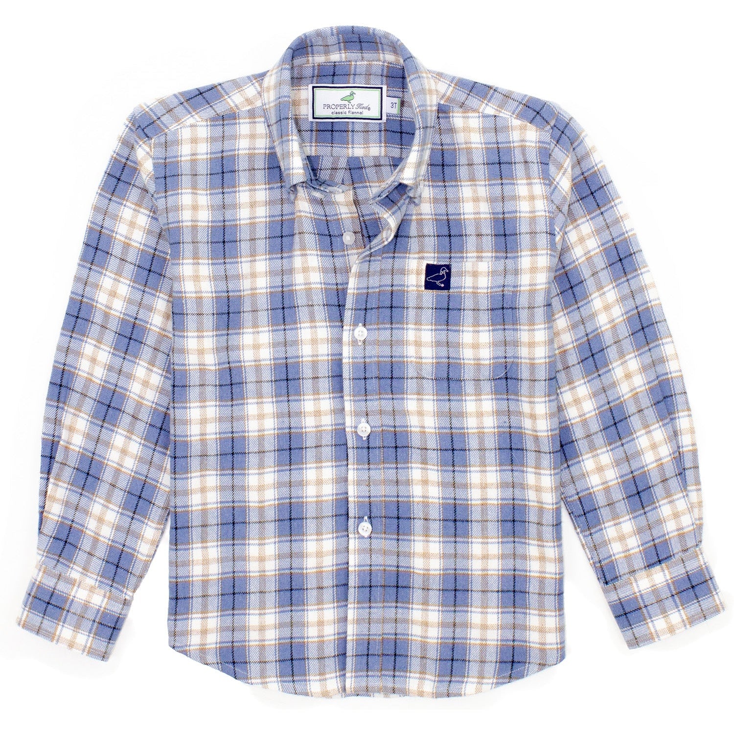 Properly Tied Classic Flannel, Winter Breeze