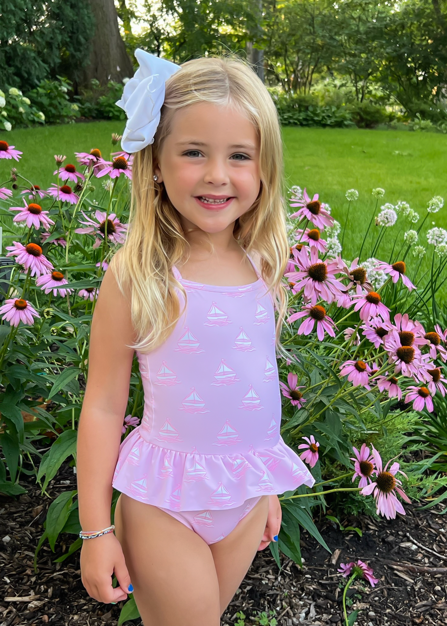 James & Lottie Lainey One Piece Swim, Set Sail