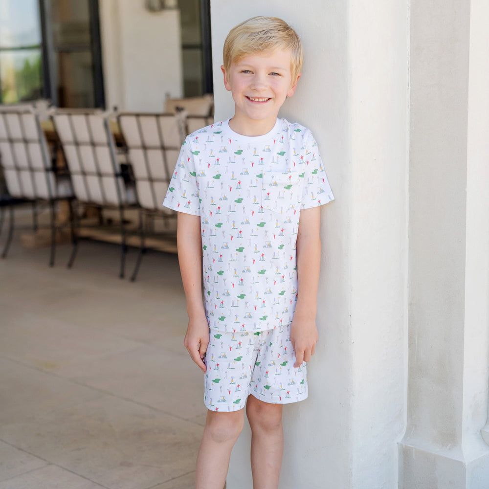 Lila & Hayes Charles Short Set, Golf Life