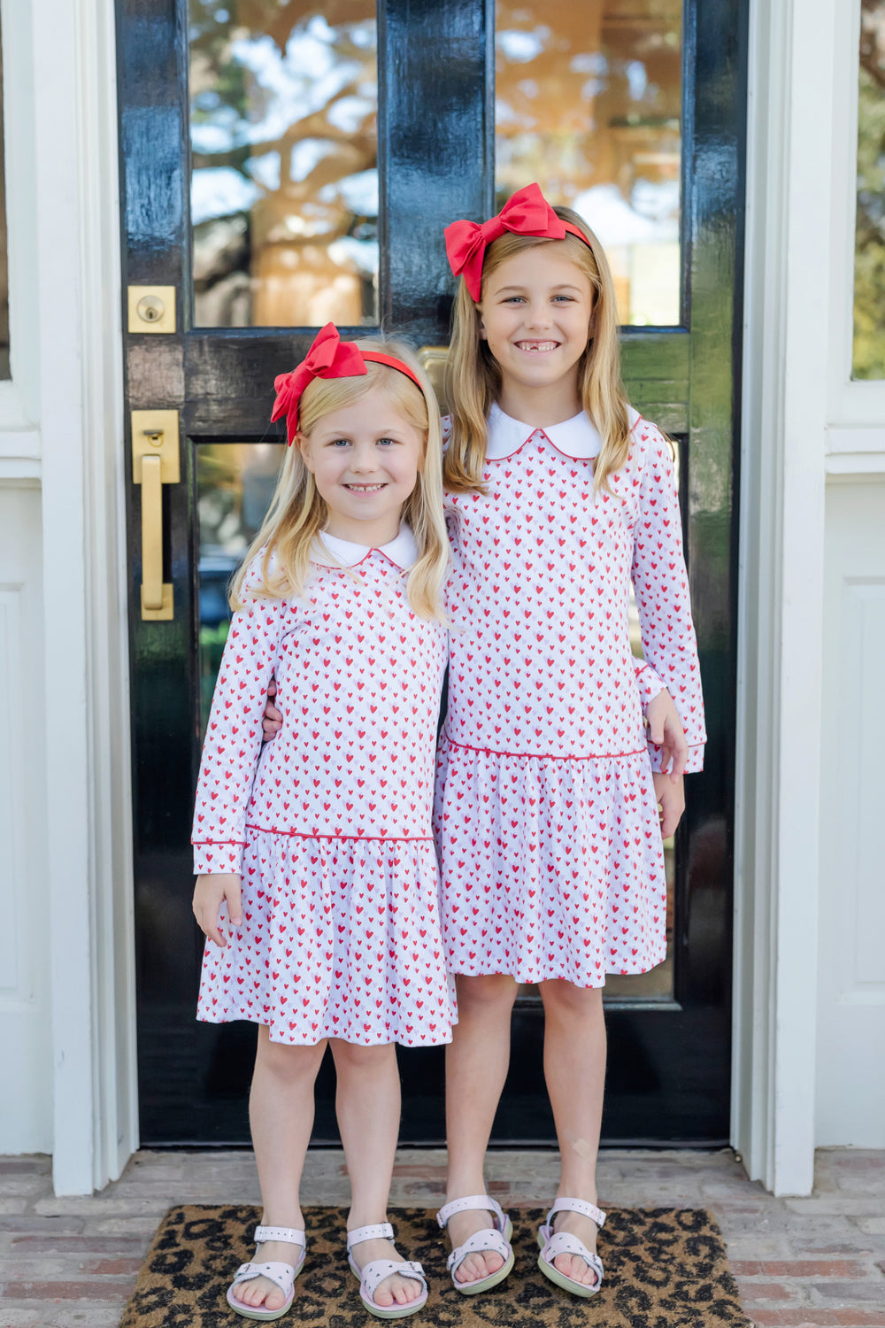 Lila & Hayes Lillian Dress, Heart to Heart Pink