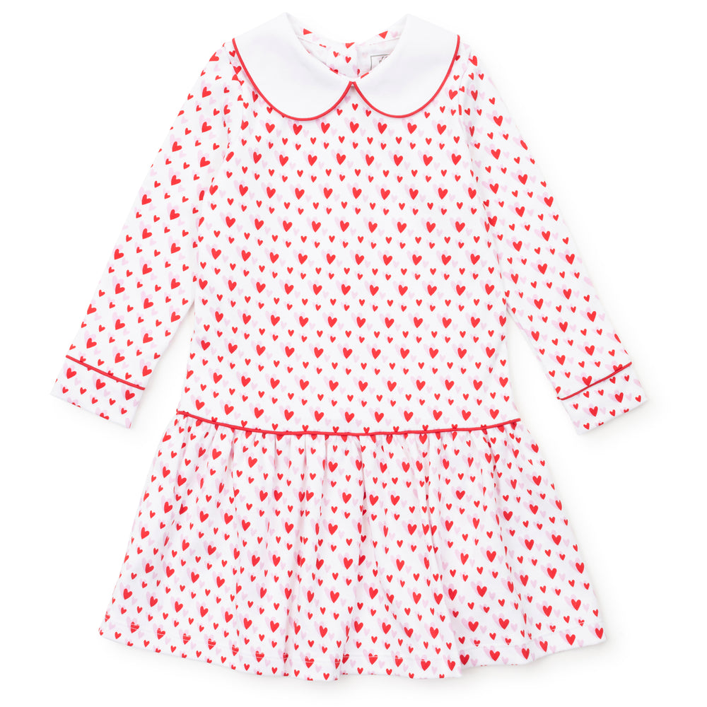 Lila & Hayes Lillian Dress, Heart to Heart Pink