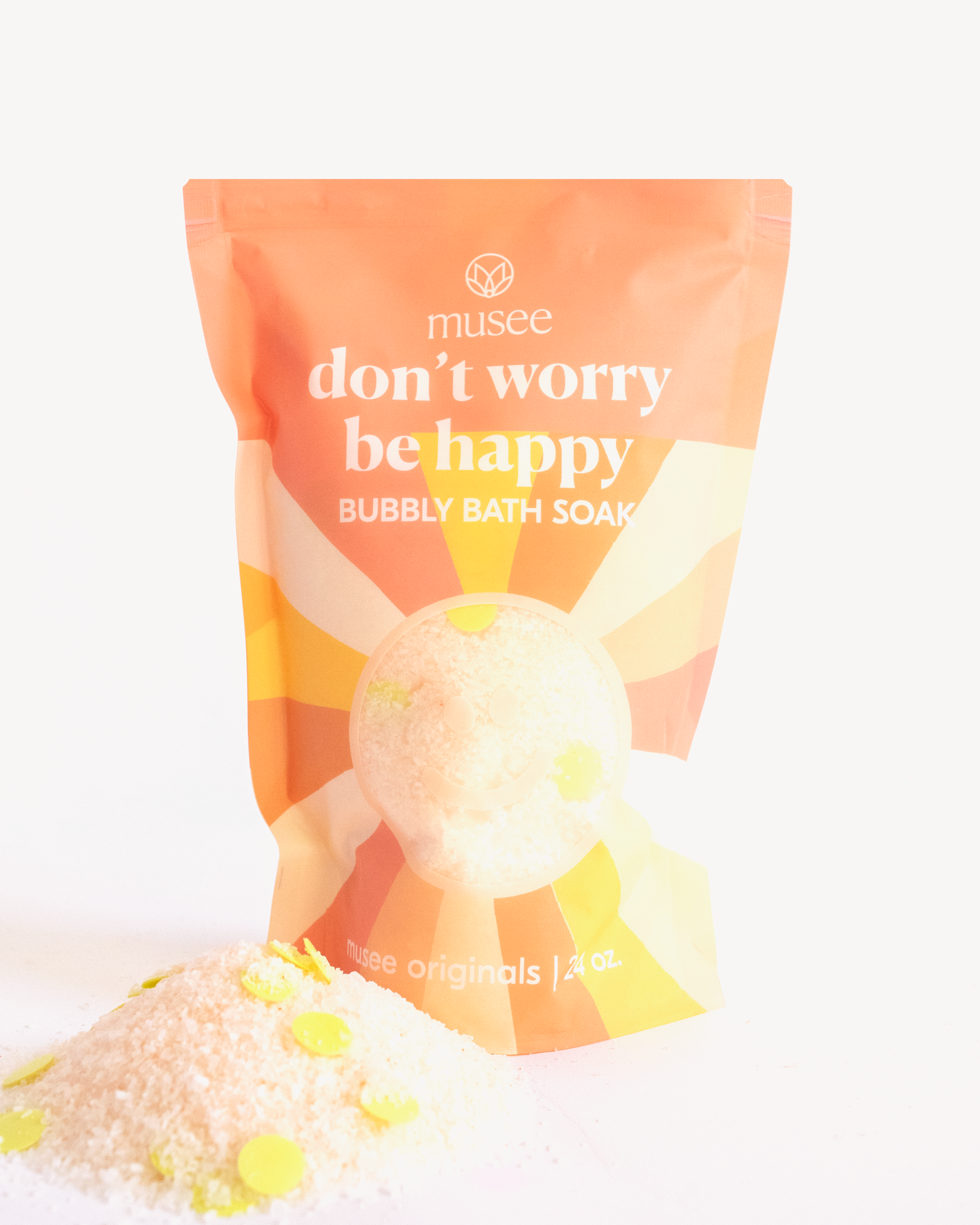 Musee Don't Worry Be Happy Bubbly Bath Soak