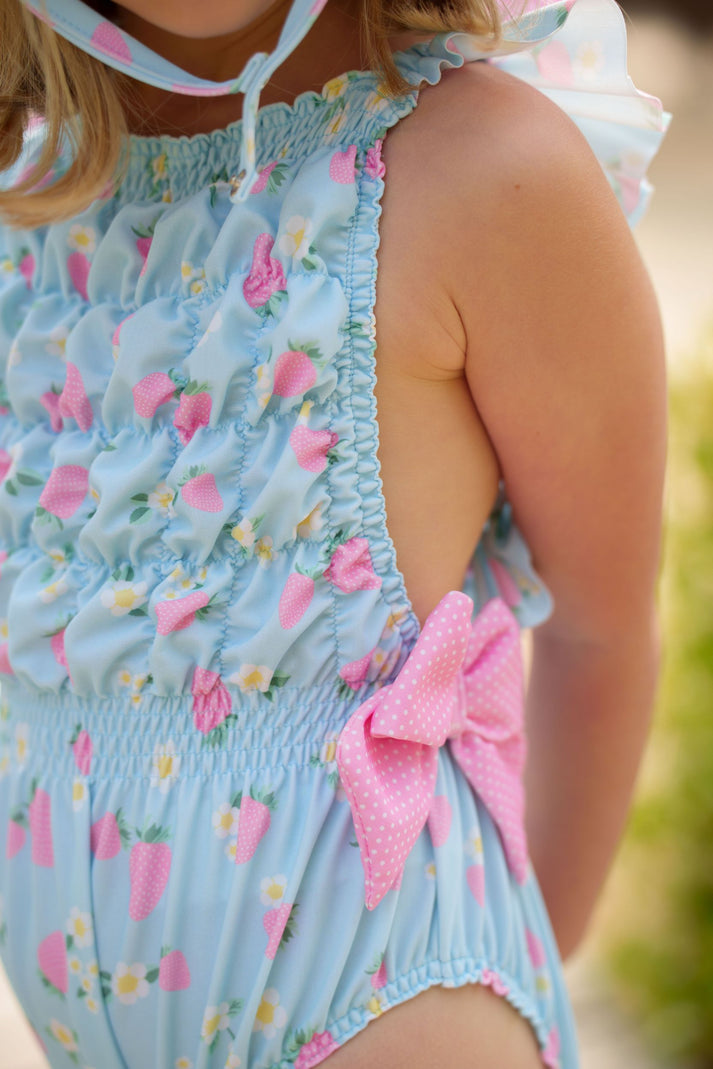 Sal & Pimenta Summer Berries Frilled Swimsuit
