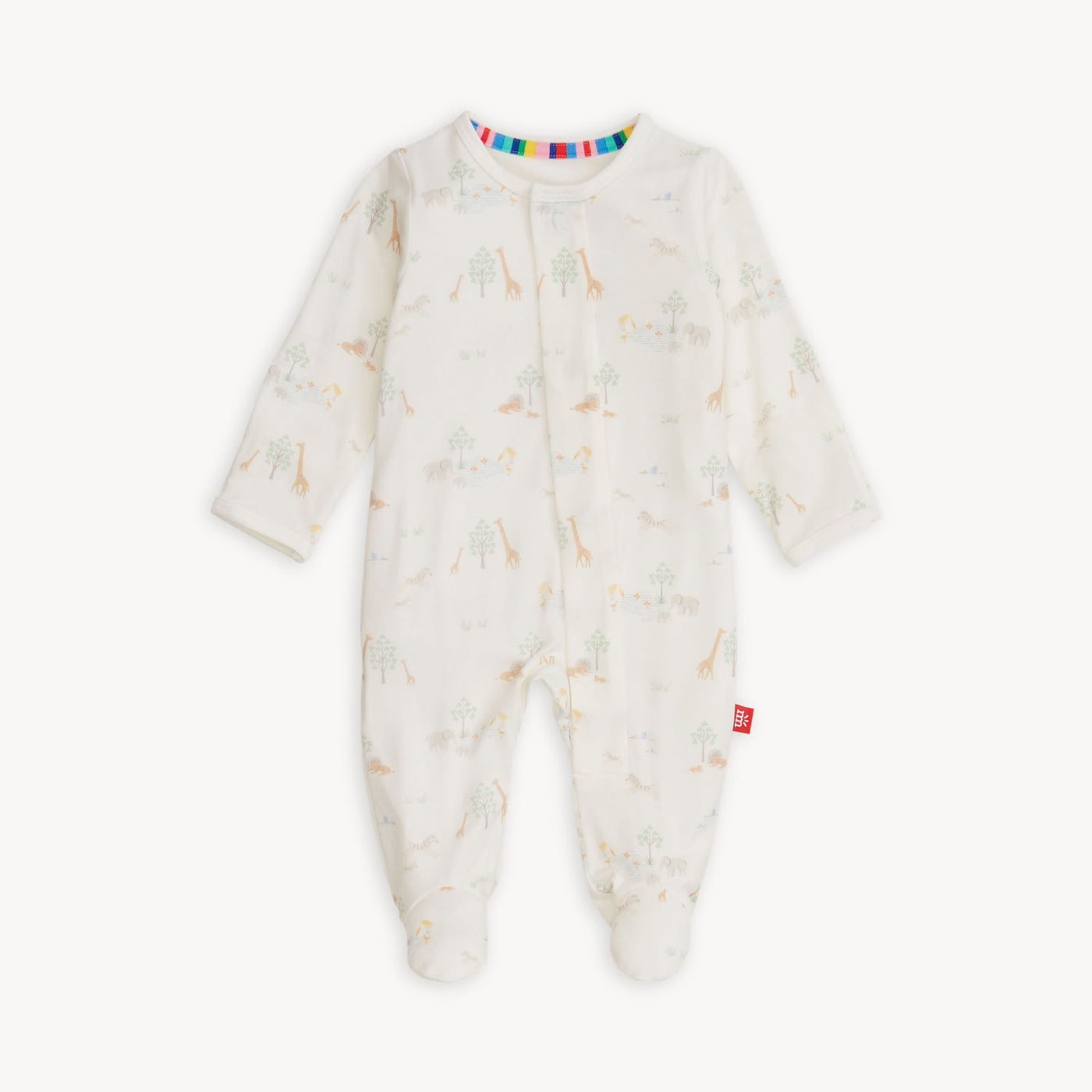 Magnetic Me Serene Safari White Modal Footie