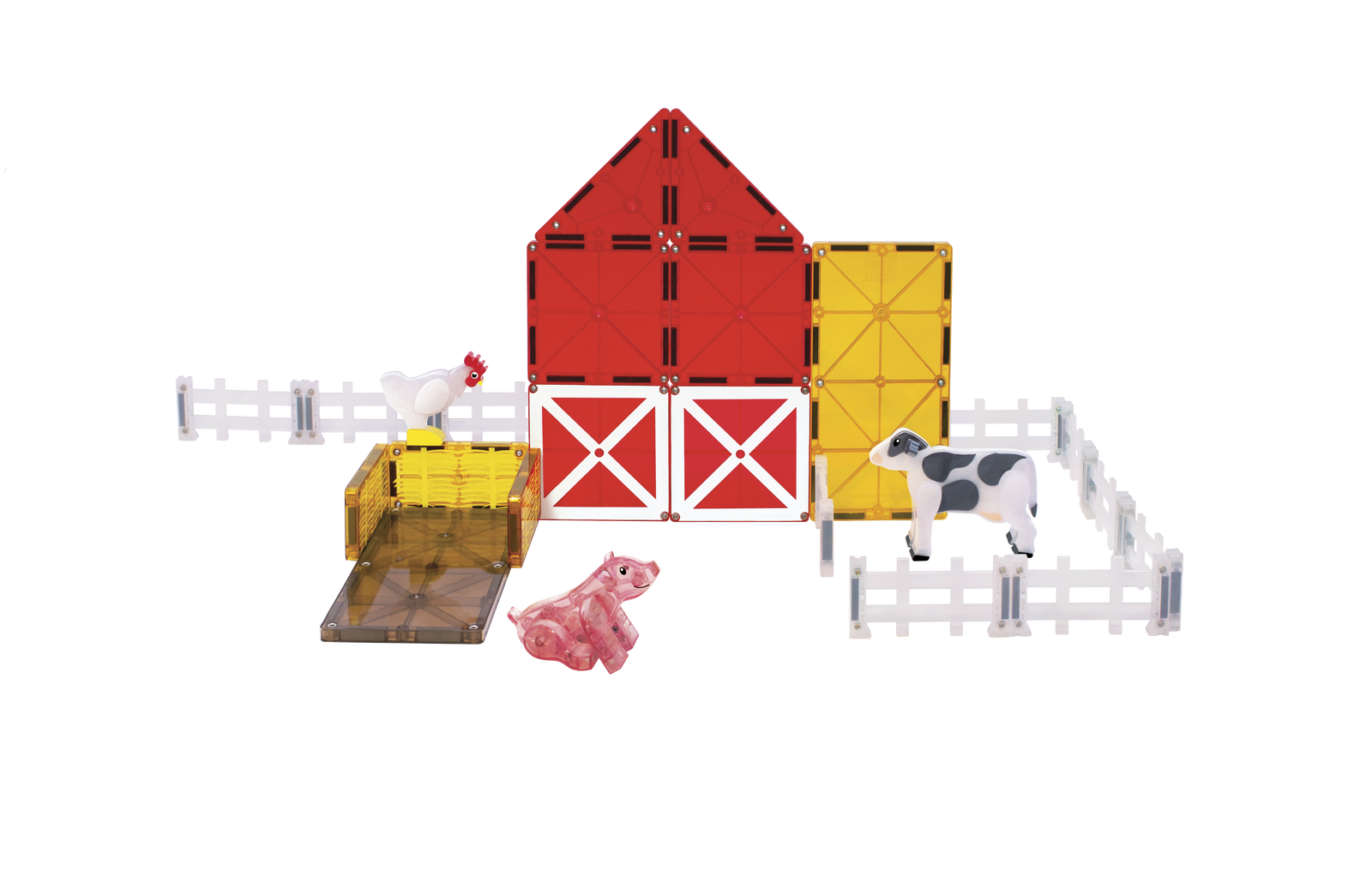 Magna-Tiles Farm Animals, 25 Piece Set
