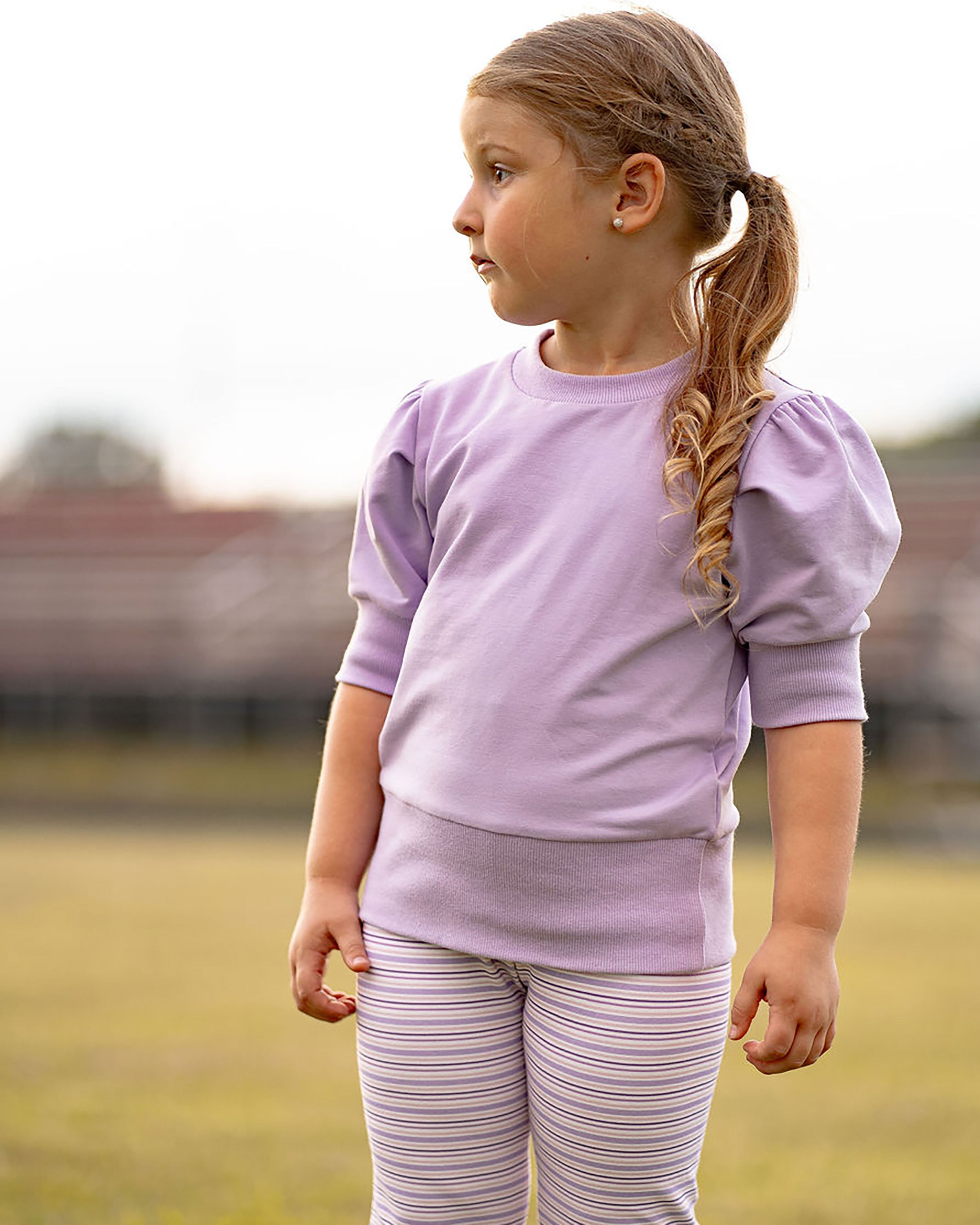 Yellow Lamb Madison Top, Lavender