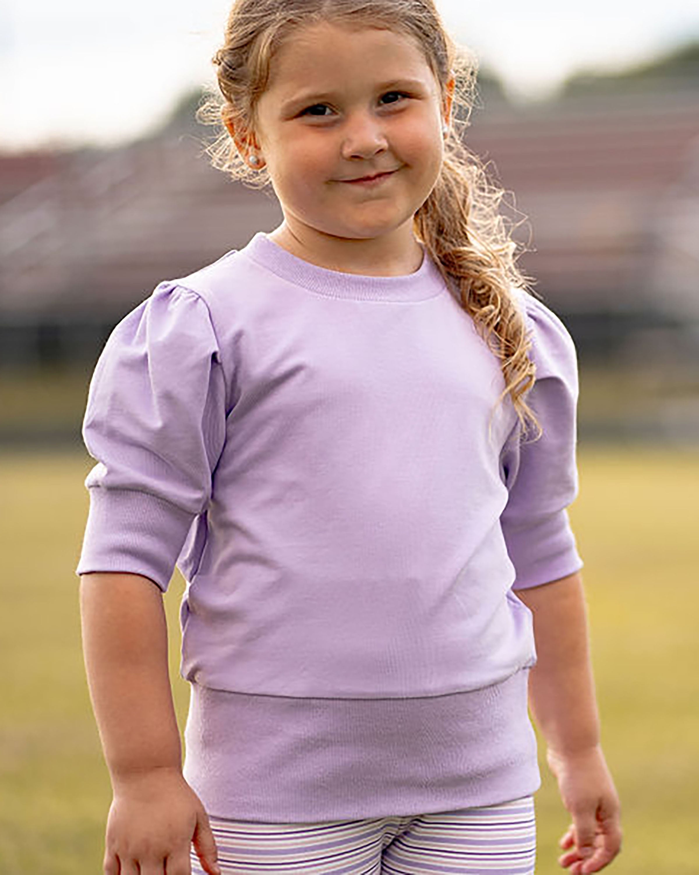 Yellow Lamb Madison Top, Lavender