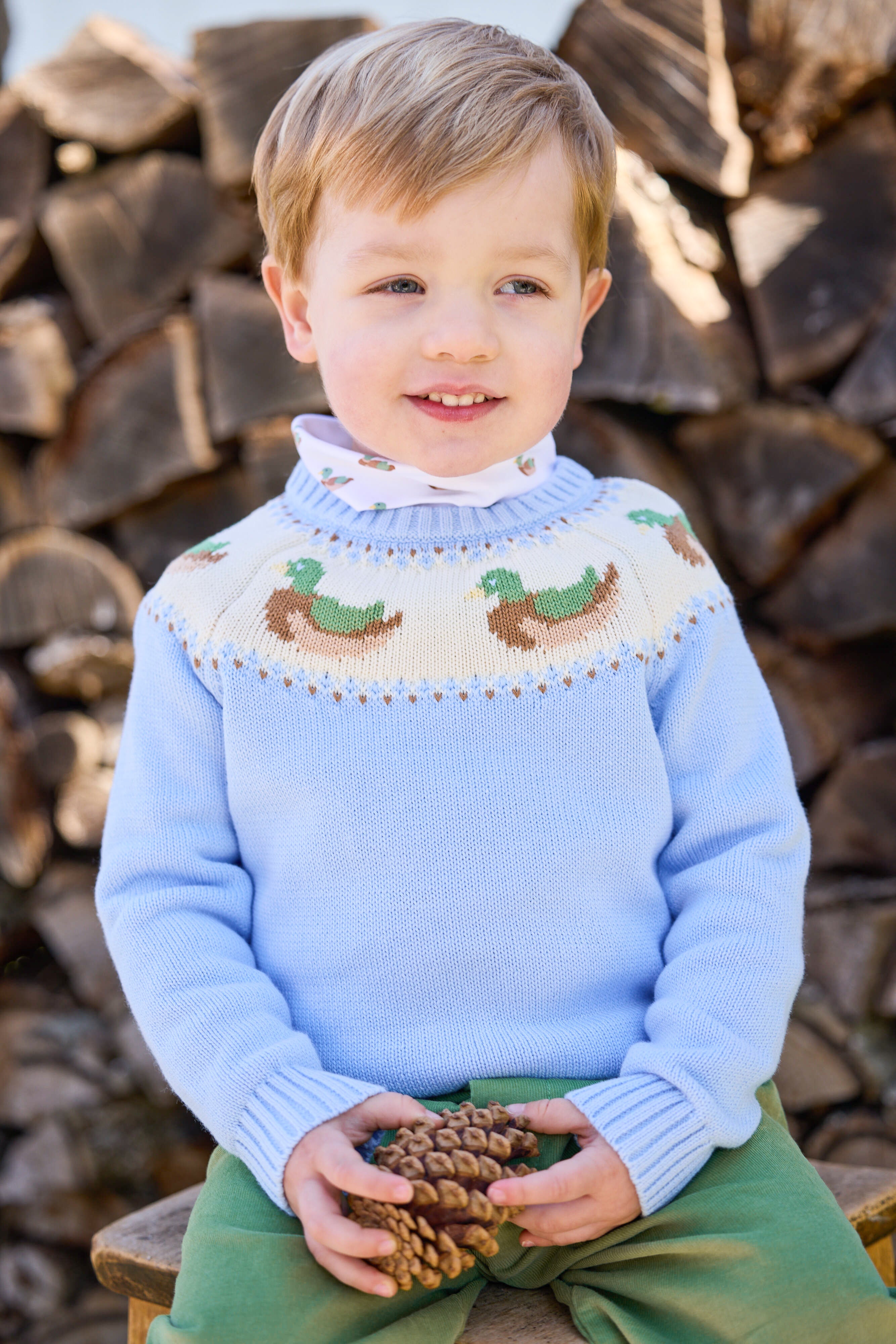 Little English Mallard Fair Isle Sweater