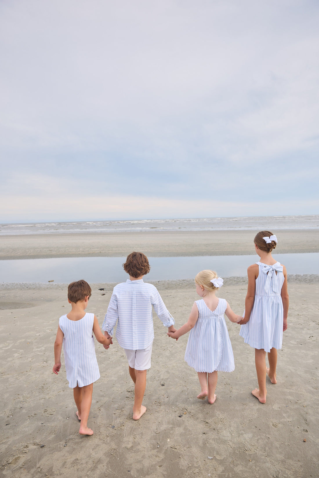 Little English Apron John John, Savannah Stripe