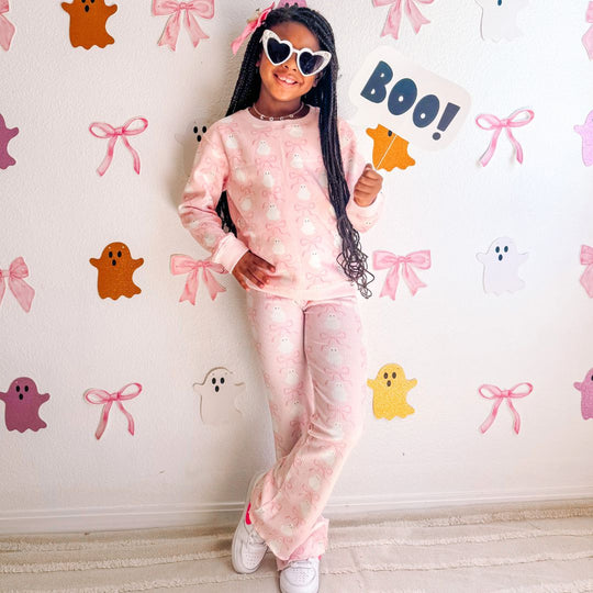 Sweet Wink Coquette Ghost Halloween Sweatshirt