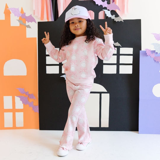 Sweet Wink Coquette Ghost Halloween Sweatshirt