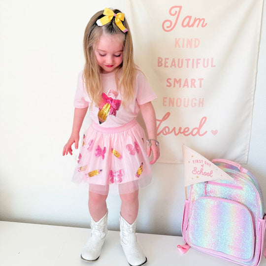 Sweet Wink Back to School Cutie Sequin Tutu